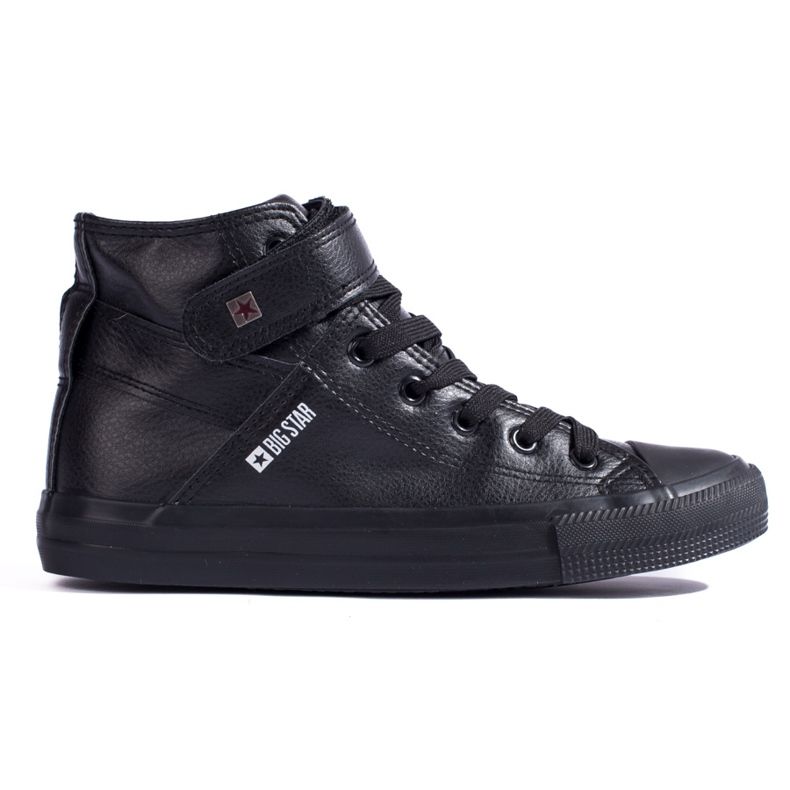 Tenisi înalți negri de damă Big Star V274542 negru Tenisi înalți negri de damă Big Star V274542 negru