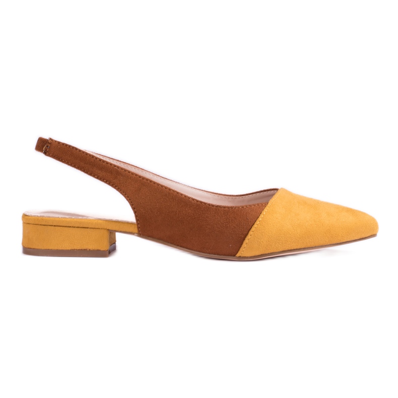 Pompe de damă cu toc deschis Shelovet maro