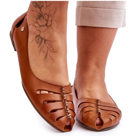 Lemar Balerini confortabili din piele pentru femei Maro Luka