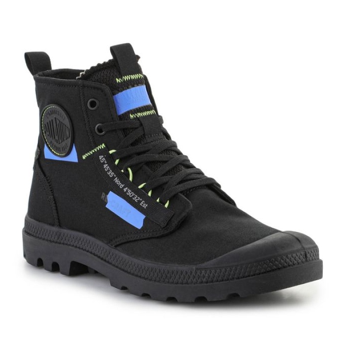 Pantofi Palladium Pampa Hi Re-Craft U 77220-005-M negru Pantofi Palladium Pampa Hi Re-Craft U 77220-005-M negru