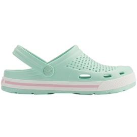 Saboți Coqui Lindo W 6413-100-4432B/6413-100-4432 verde