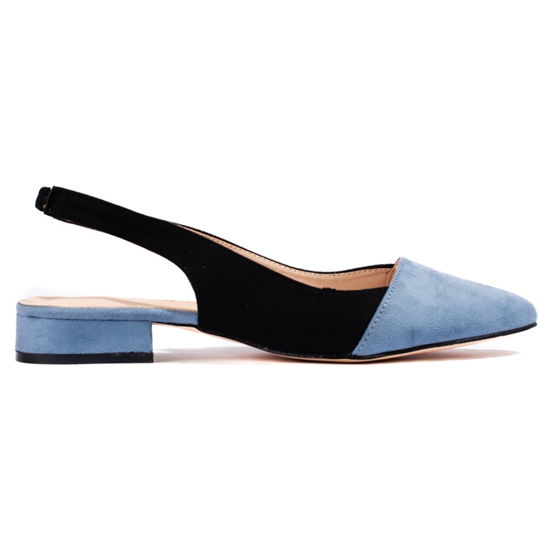 Pompe de damă cu toc deschis Shelovet negru