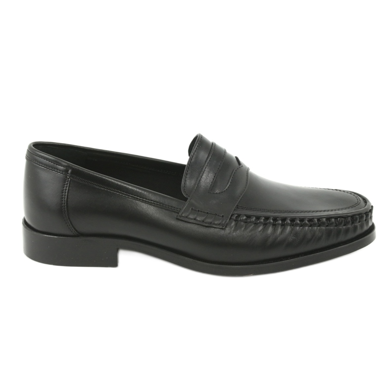 Pilbut Morello Men's Black Loafers Black 01 negru