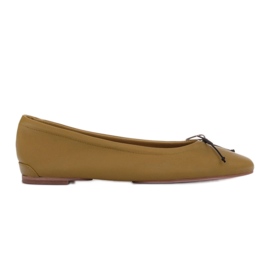 Marco Shoes Pantofi de balet Passo verde Marco Shoes Pantofi de balet Passo verde