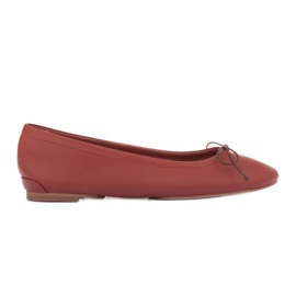 Marco Shoes Pantofi de balet Passo maro Marco Shoes Pantofi de balet Passo maro