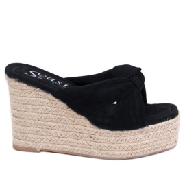 BM Clape tip espadrile Nikni Black negru
