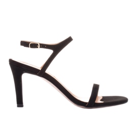 Marco Shoes Sandale cu toc înalt negru Marco Shoes Sandale cu toc înalt negru