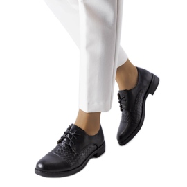 Pantofi negri LS5379 Negri negru