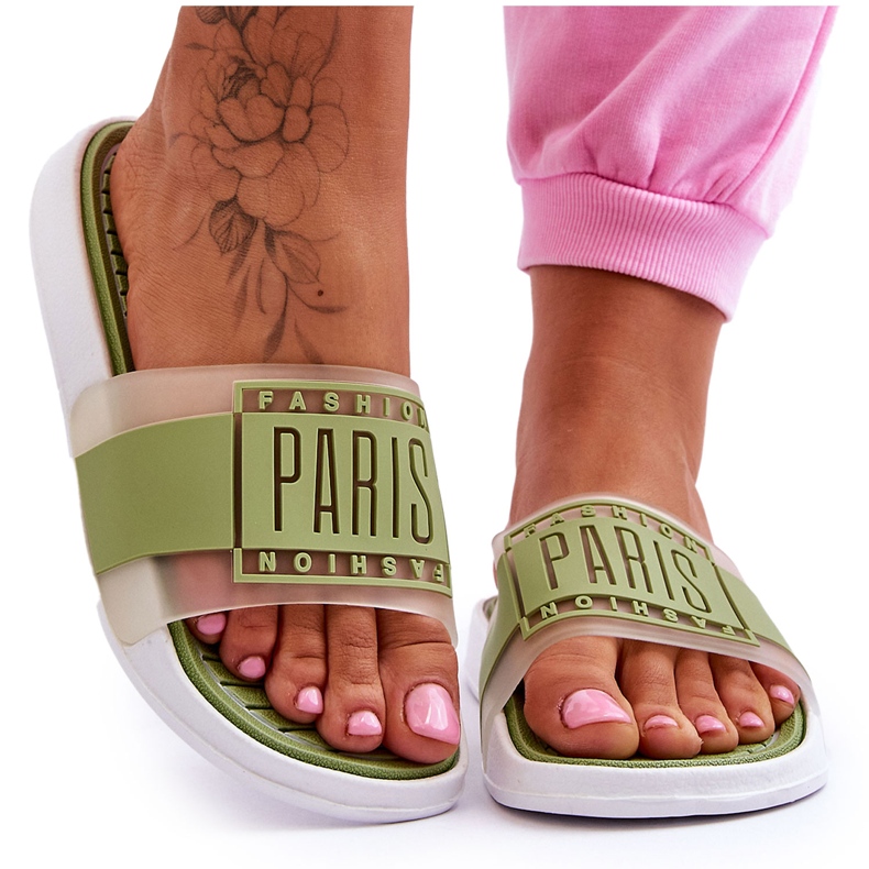 Papuci Sport dama Green Sunrise verde