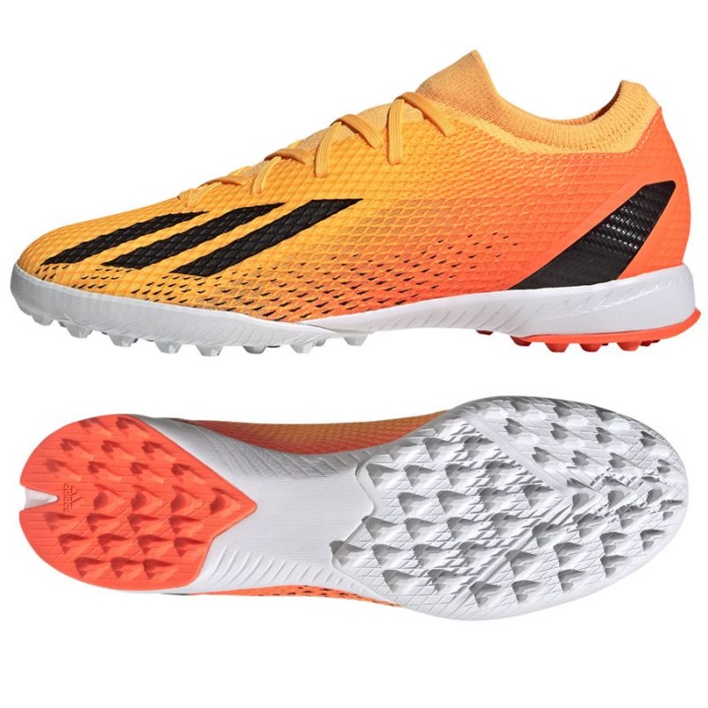 Pantofi de fotbal Adidas X Speedportal.3 Tf M GZ2471 portocale Pantofi de fotbal Adidas X Speedportal.3 Tf M GZ2471 portocale
