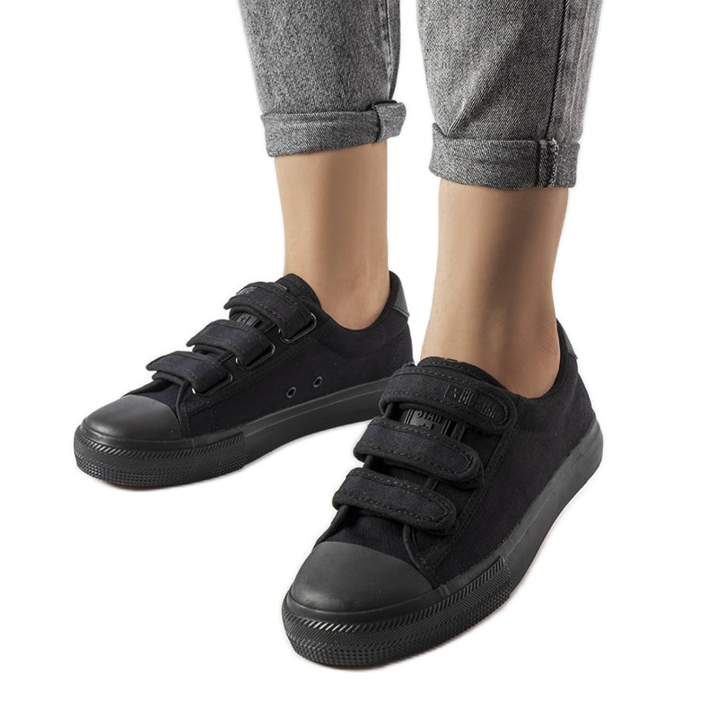 Tenisi negri cu velcro Big Star LL274A204 negru Tenisi negri cu velcro Big Star LL274A204 negru