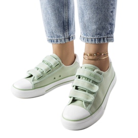 Tenisi verzi cu velcro Big Star LL274A202 verde