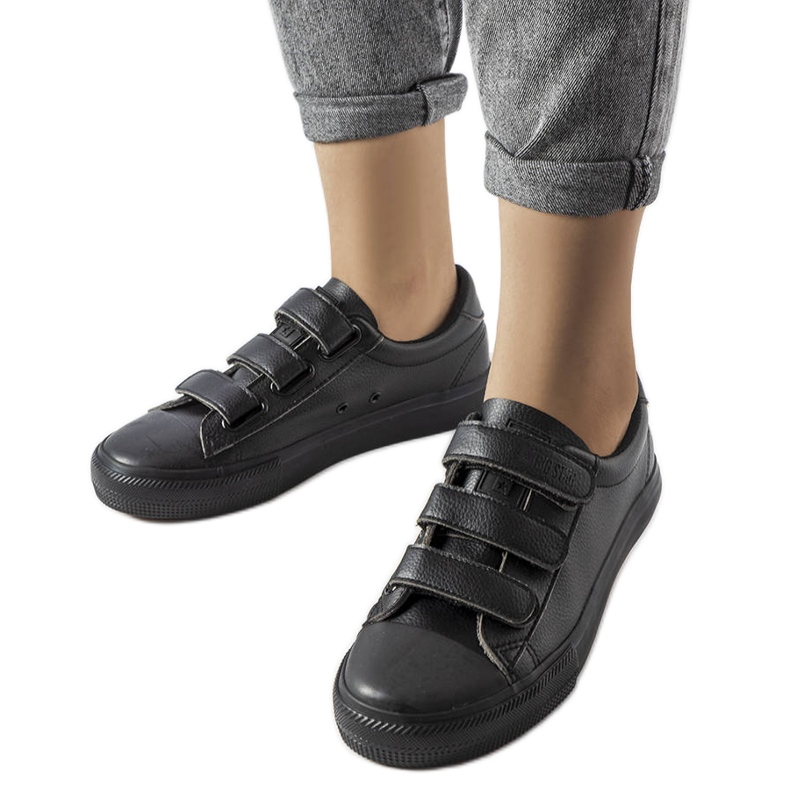 Tenisi negri cu velcro Big Star LL274A206 negru Tenisi negri cu velcro Big Star LL274A206 negru