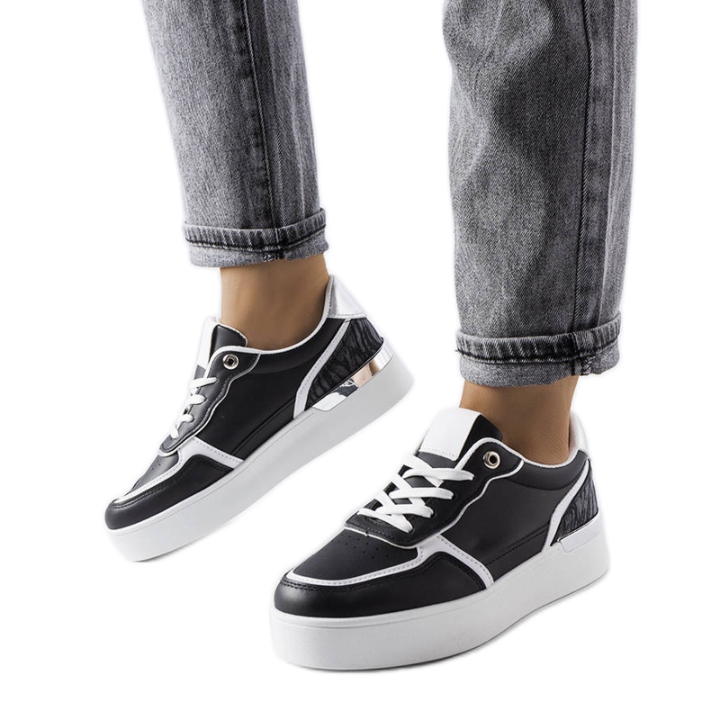 Tenisi negri cu platformă de la Tooele negru