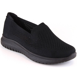 Atletico Pantofi sport confortabili de damă, negri, stil pentru damă negru Atletico Pantofi sport confortabili de damă, negri, stil pentru damă negru