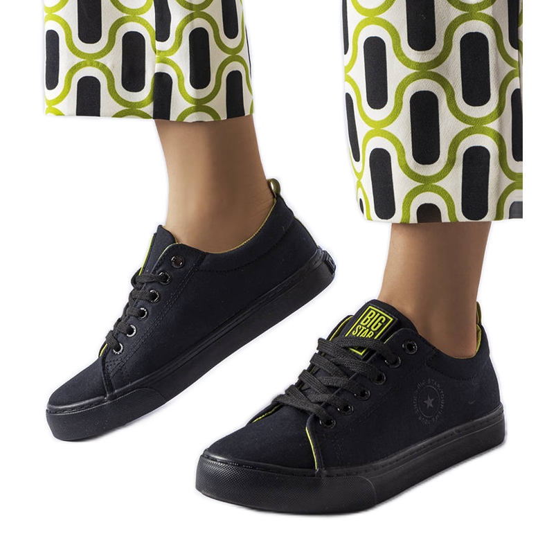 Tenisi Big Star LL274247 din material negru