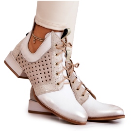 Cizme din piele Maciejka 05541-25 Bej deschis Cizme din piele Maciejka 05541-25 Bej deschis