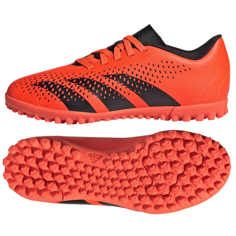 Pantofi de fotbal Adidas Predator Accuracy.4 GW7086 portocale portocale si rosii