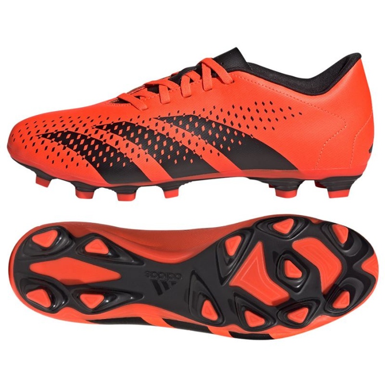 Pantofi de fotbal Adidas Predator Accuracy.4 Fg M GW4603 portocale portocale si rosii
