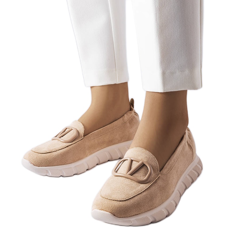 Vinceza Tenisi slip-on bej de la Vincez Vinceza Tenisi slip-on bej de la Vincez
