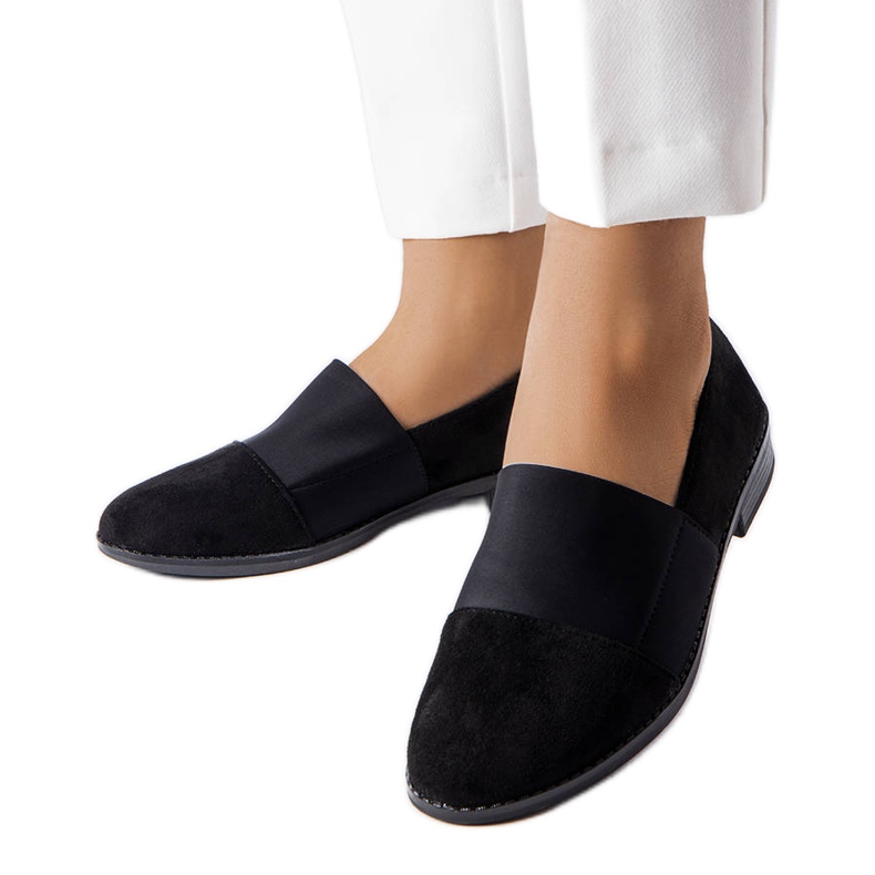 Pantofi negri de la Stoney negru Pantofi negri de la Stoney negru