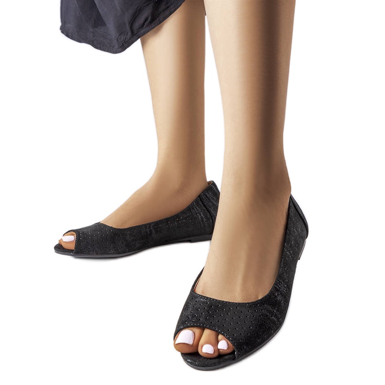 Balerini negri ajurati de la Lavoie negru