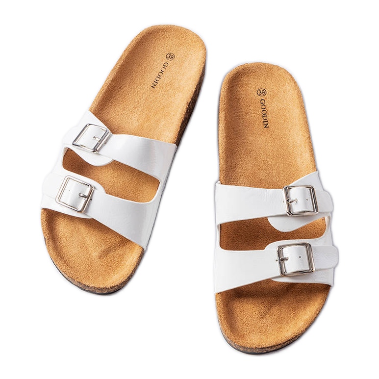 Glisoare cu talpă din plută albă Cincinna Glisoare cu talpă din plută albă Cincinna