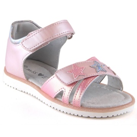 Evento Sandale cu velcro roz pentru fete Miss Evento Sandale cu velcro roz pentru fete Miss