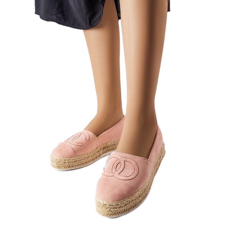 Espadrile cu platformă roz de la Beaudry Espadrile cu platformă roz de la Beaudry