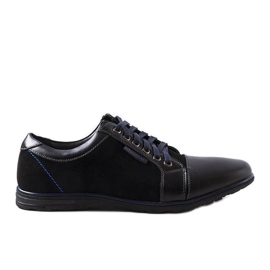 Brogues eleganti pentru barbati negri de la Brisebois negru