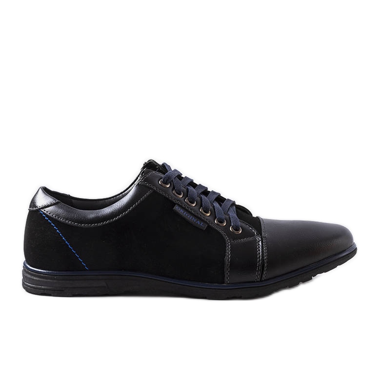 Brogues eleganti pentru barbati negri de la Brisebois negru