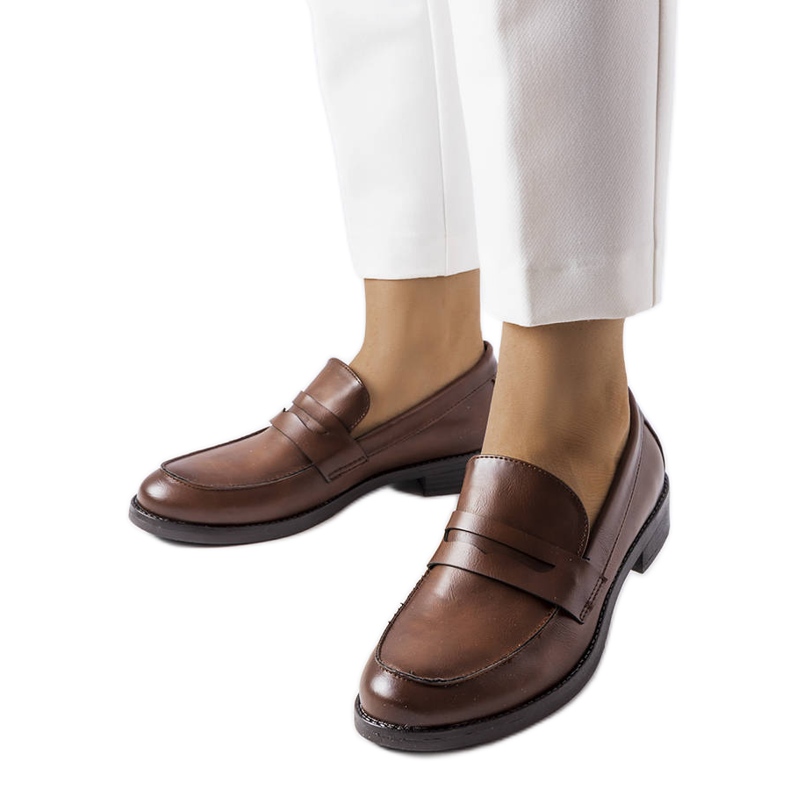 Mocasini maro inchis de la Deich