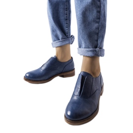 Pantofi albaștri LS5379 Taupe albastru