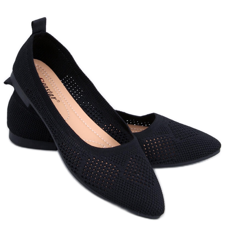 Balerini ajurati Forlani Black negru