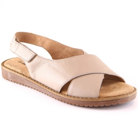 T.Sokolski Muya 422213 Sandale din piele bej cu velcro T.Sokolski Muya 422213 Sandale din piele bej cu velcro