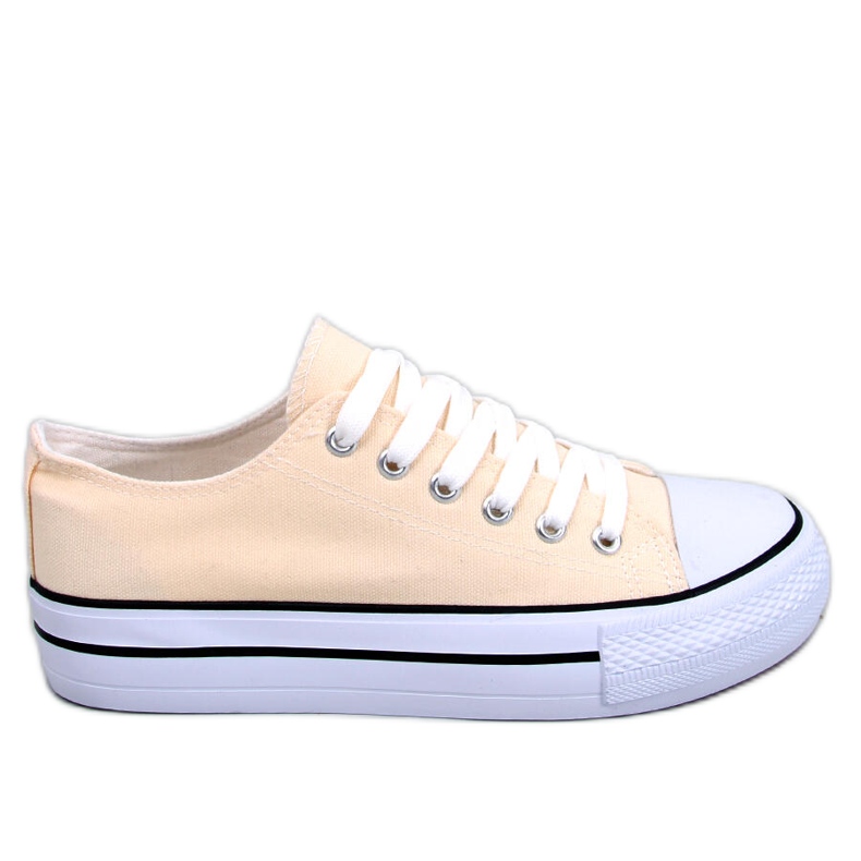 BM Adidasi clasici de dama Fargis Beige bej BM Adidasi clasici de dama Fargis Beige bej