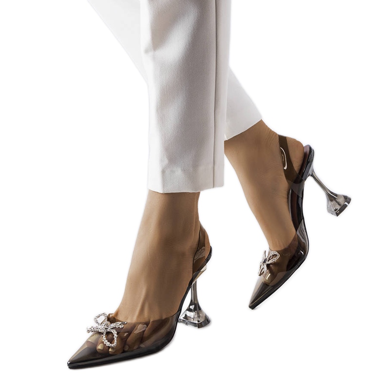 Pompe negre transparente de la Girard negru