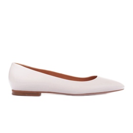 Marco Shoes Balerini ușori alb Marco Shoes Balerini ușori alb