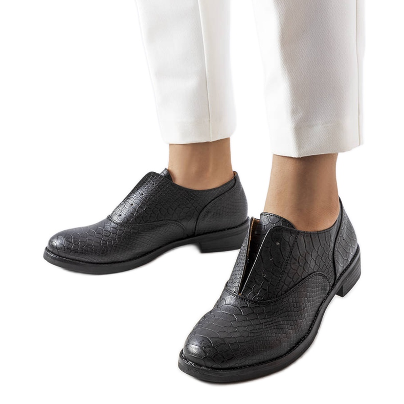 Pantofi negri LS5379 Negri negru