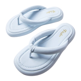 Flip-flops de culoare albastră Smithfield albastru Flip-flops de culoare albastră Smithfield albastru