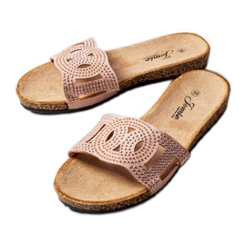 Tobogane roz decorate cu jeturi Lagacé