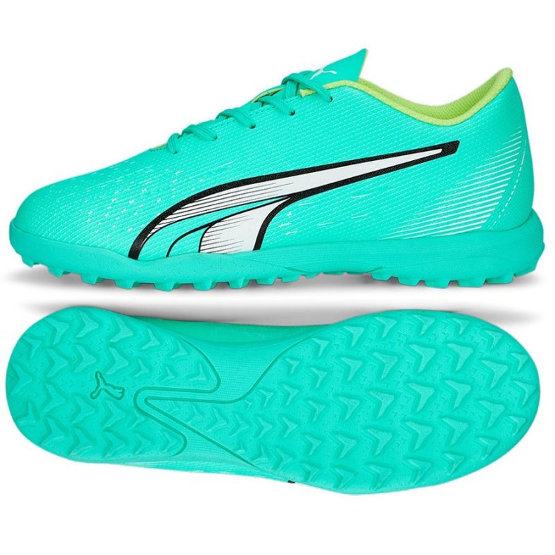 Pantofi de fotbal Puma Ultra Play Tt Jr 107236 03 verde verde