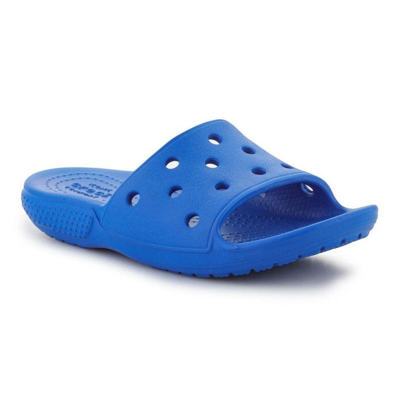 Papuci Crocs Classic Slide K Jr 206396-4KZ albastru