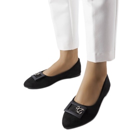 BM Balerini negri decorati cu strasuri de la Fleming negru BM Balerini negri decorati cu strasuri de la Fleming negru