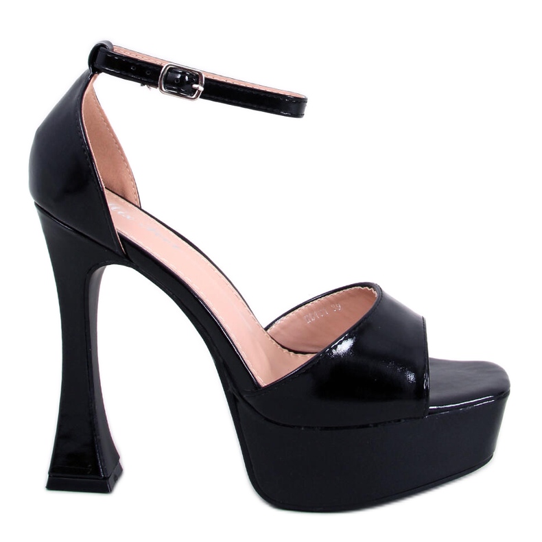 Sandale cu platforma Akiva Black negru