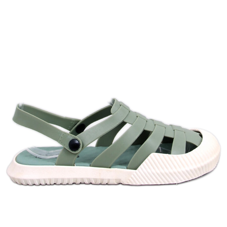 Sandale de cauciuc de damă Sammy Green verde