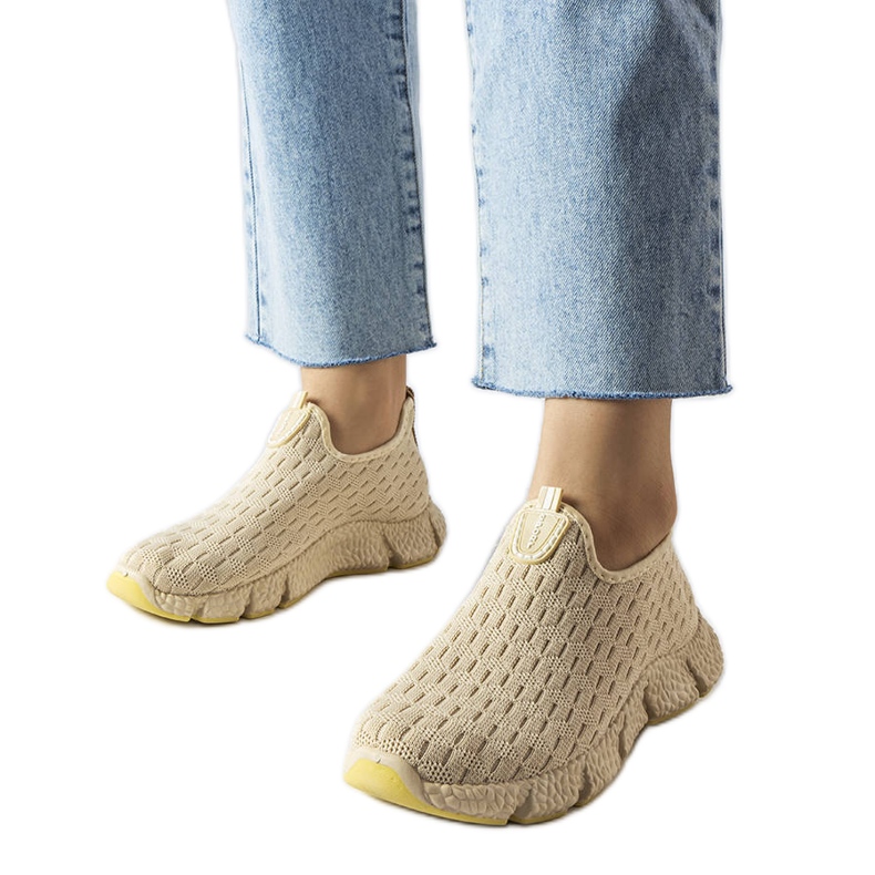 Adidași sport bej deschis de la Obenor