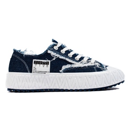 Adidași cu platformă Shelovet bleumarin albastru Adidași cu platformă Shelovet bleumarin albastru