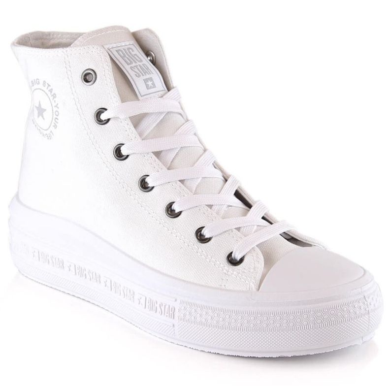 Adidași cu platformă Big Star W INT1875B albi Adidași cu platformă Big Star W INT1875B albi
