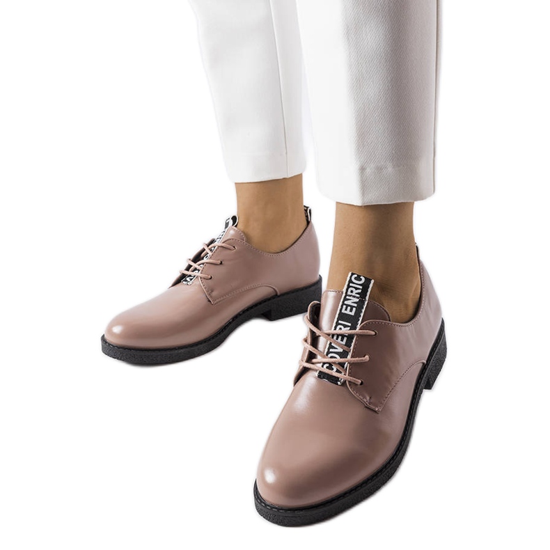 Pantofi roz Edmonton cu șireturi Pantofi roz Edmonton cu șireturi